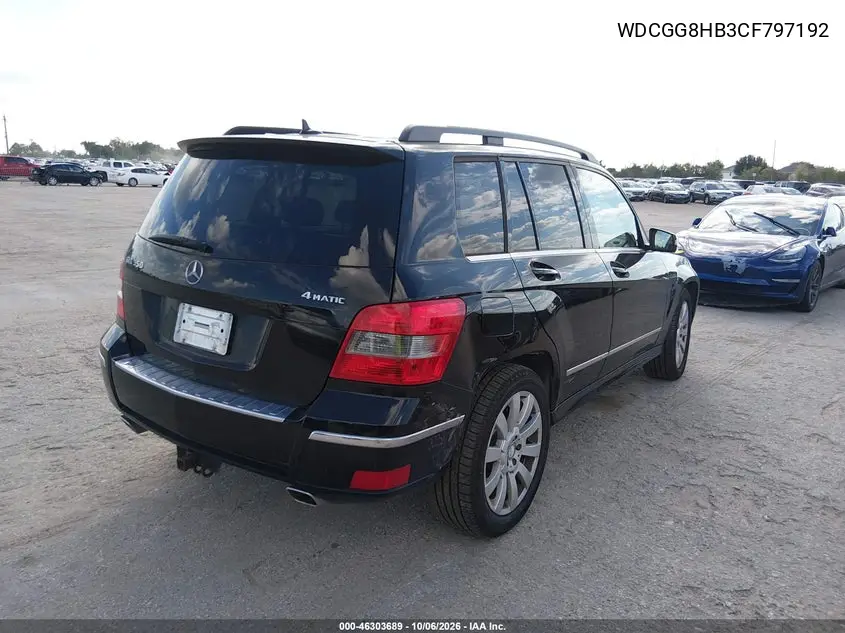 2012 MERCEDES GLK-KLASSE VIN WDCGG8HB3CF797192 — фото 4