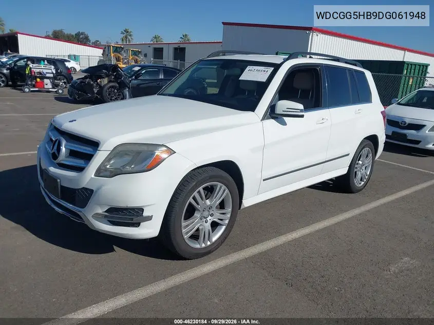2013 MERCEDES GLK-KLASSE VIN WDCGG5HB9DG061948 — фото 2