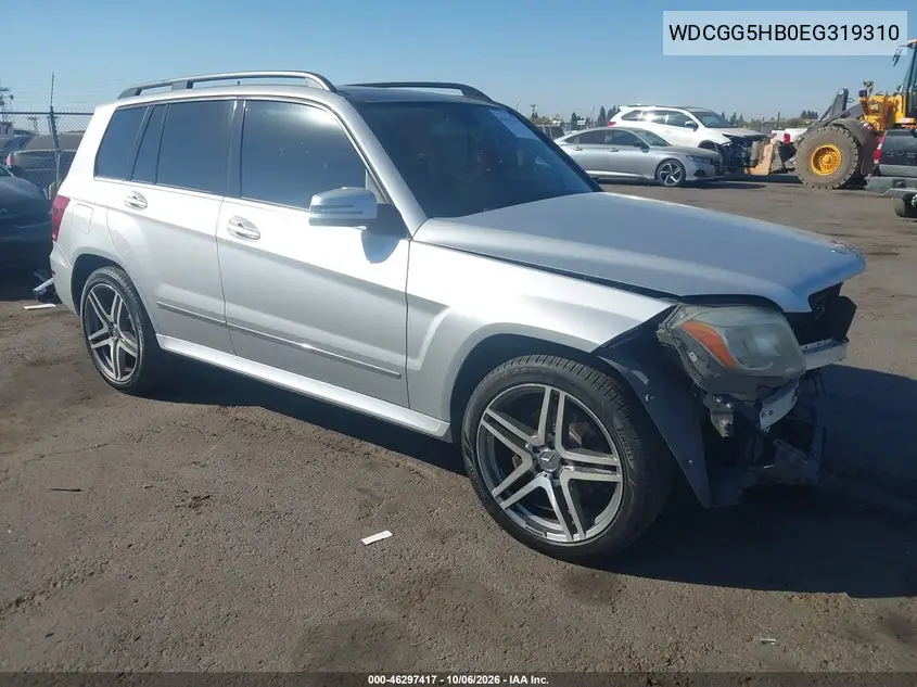 MERCEDES GLK-KLASSE 2014, VIN WDCGG5HB0EG319310