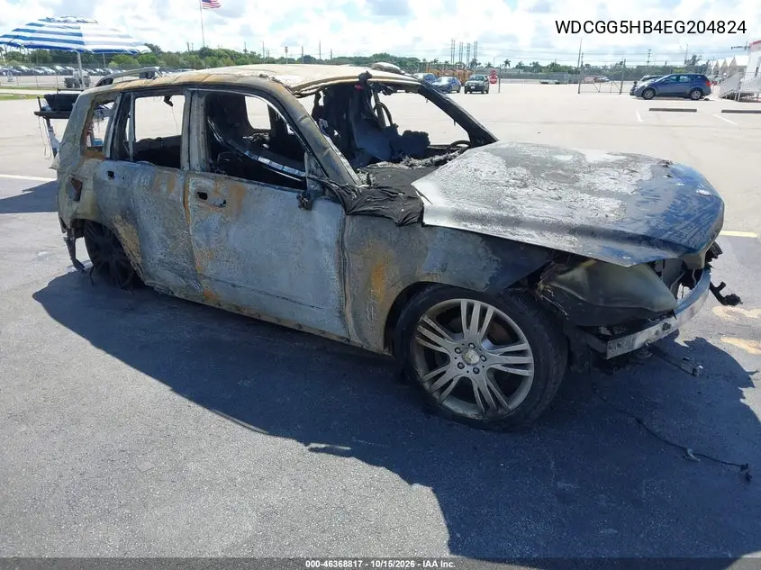 MERCEDES GLK-KLASSE 2014, VIN WDCGG5HB4EG204824