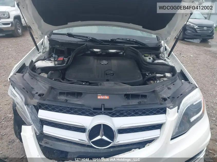 2015 MERCEDES GLK-KLASSE VIN WDCGG0EB4FG412002 — фото 10