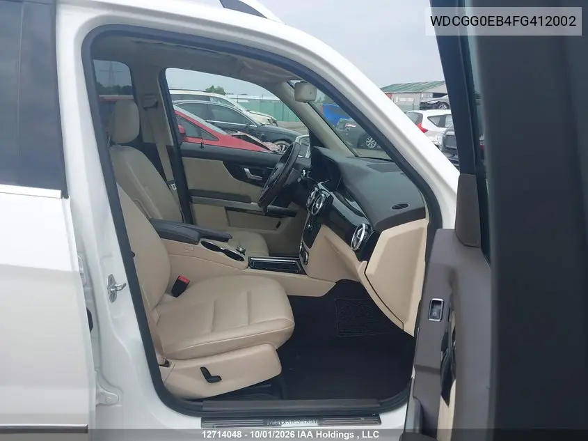 2015 MERCEDES GLK-KLASSE VIN WDCGG0EB4FG412002 — фото 5