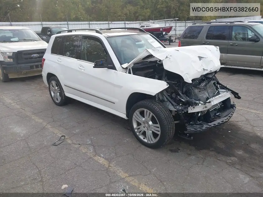 MERCEDES GLK-KLASSE 2015, VIN WDCGG5HBXFG382660