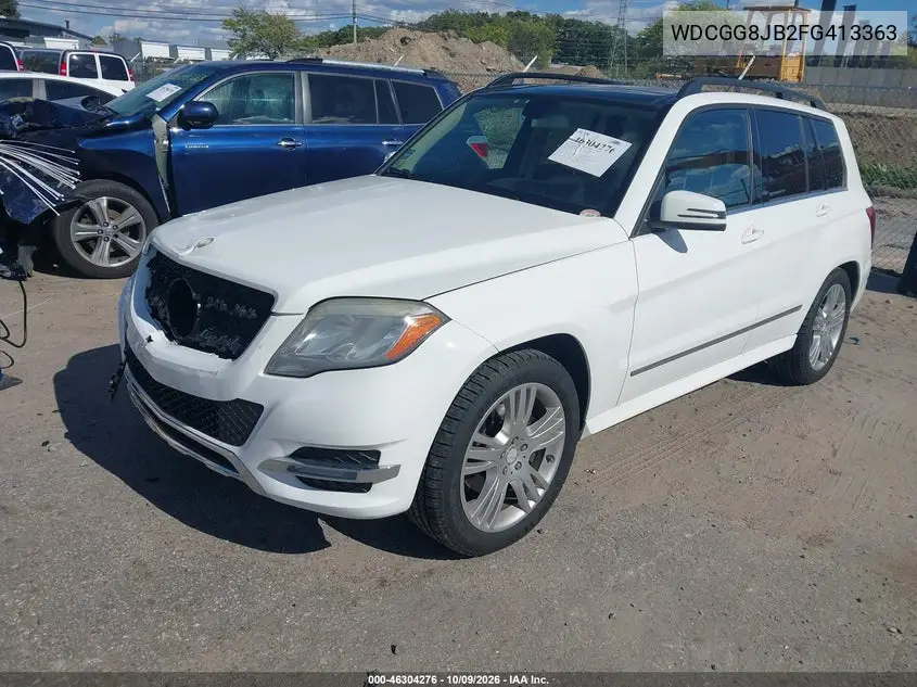 2015 MERCEDES GLK-KLASSE VIN WDCGG8JB2FG413363 — фото 2