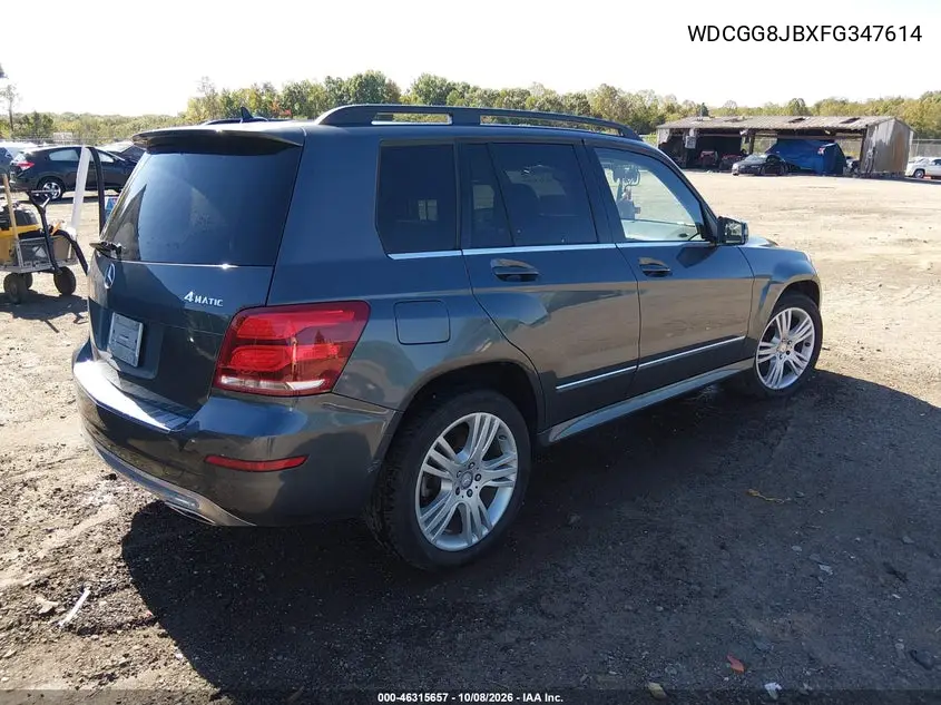 2015 MERCEDES GLK-KLASSE VIN WDCGG8JBXFG347614 — фото 4
