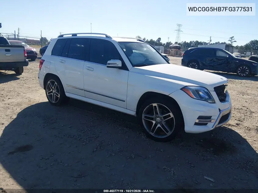 MERCEDES GLK-KLASSE 2015, VIN WDCGG5HB7FG377531