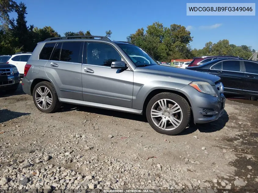 MERCEDES GLK-KLASSE 2015, VIN WDCGG8JB9FG349046