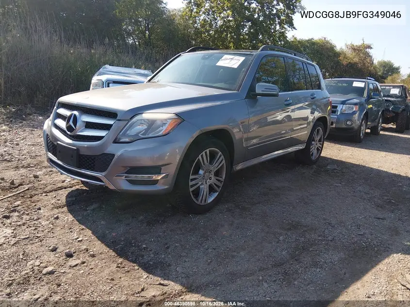 2015 MERCEDES GLK-KLASSE VIN WDCGG8JB9FG349046 — фото 2