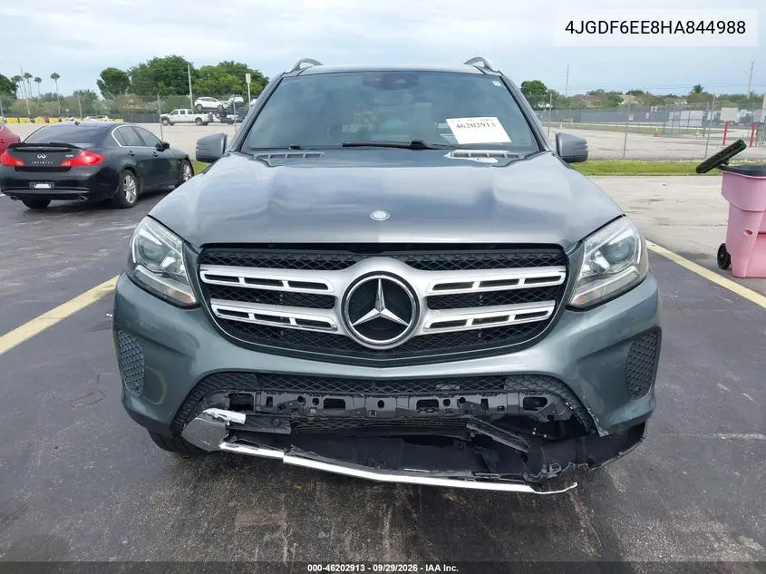 2017 MERCEDES GLS-KLASSE VIN 4JGDF6EE8HA844988 — фото 12