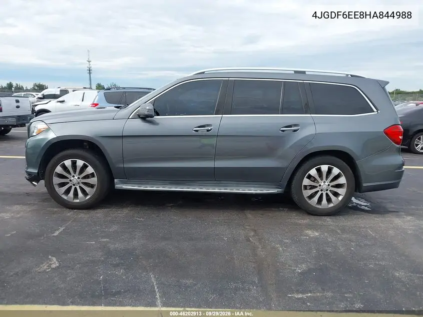 2017 MERCEDES GLS-KLASSE VIN 4JGDF6EE8HA844988 — фото 14