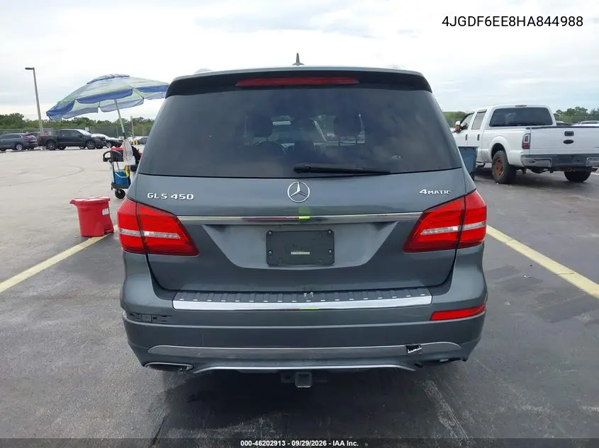2017 MERCEDES GLS-KLASSE VIN 4JGDF6EE8HA844988 — фото 16