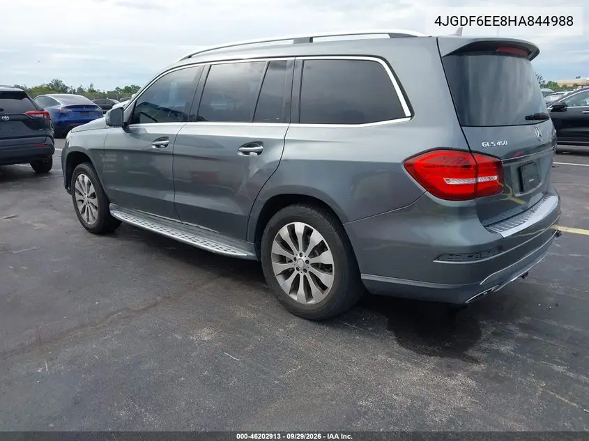 2017 MERCEDES GLS-KLASSE VIN 4JGDF6EE8HA844988 — фото 3