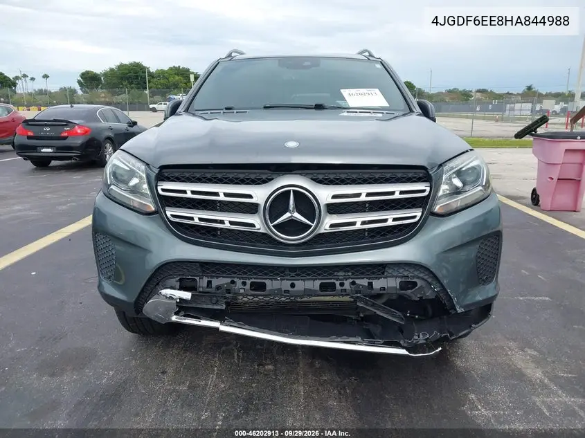 2017 MERCEDES GLS-KLASSE VIN 4JGDF6EE8HA844988 — фото 6