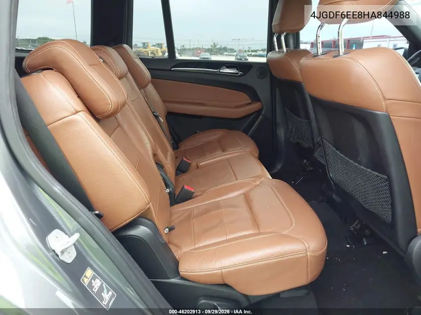 2017 MERCEDES GLS-KLASSE VIN 4JGDF6EE8HA844988 — фото 8