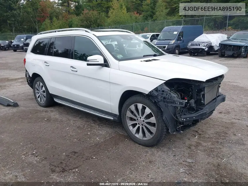 MERCEDES GLS-KLASSE 2017, VIN 4JGDF6EE9HA895190