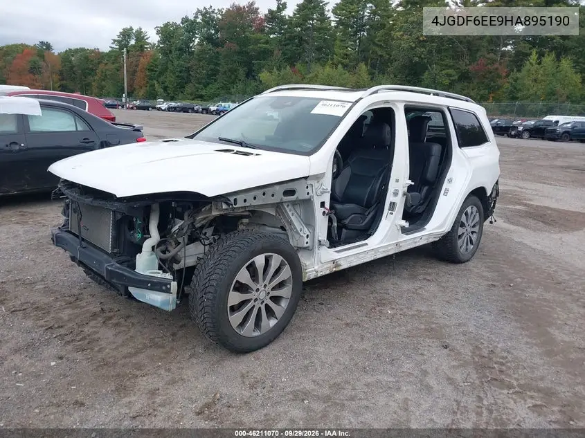 2017 MERCEDES GLS-KLASSE VIN 4JGDF6EE9HA895190 — фото 2
