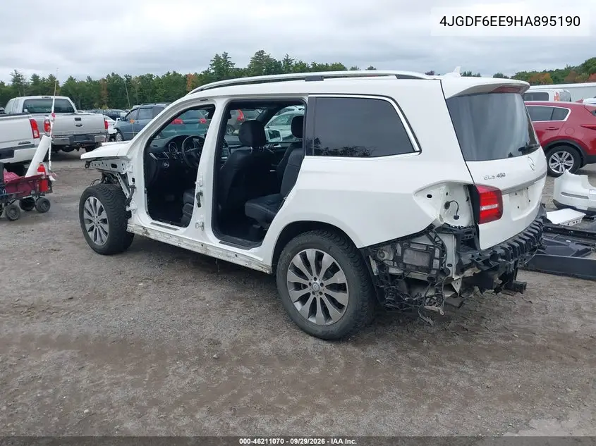2017 MERCEDES GLS-KLASSE VIN 4JGDF6EE9HA895190 — фото 3
