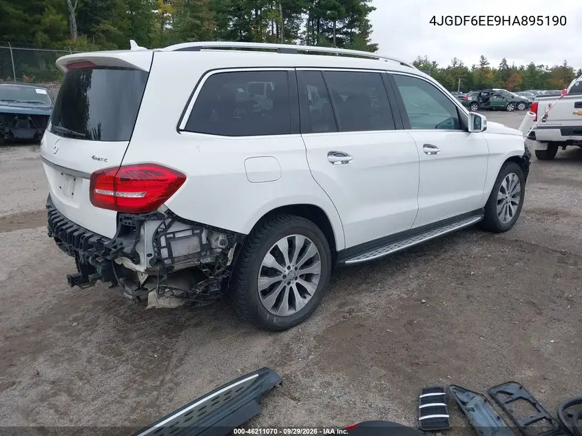 2017 MERCEDES GLS-KLASSE VIN 4JGDF6EE9HA895190 — фото 4