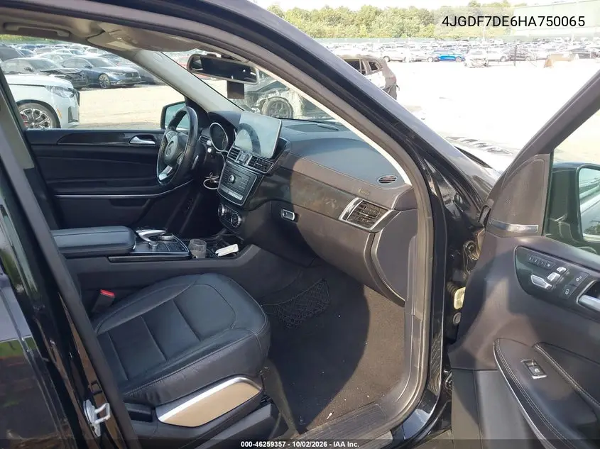 2017 MERCEDES GLS-KLASSE VIN 4JGDF7DE6HA750065 — фото 5