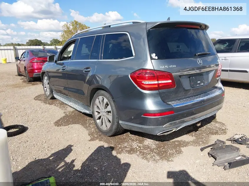 2017 MERCEDES GLS-KLASSE VIN 4JGDF6EE8HA861368 — фото 3