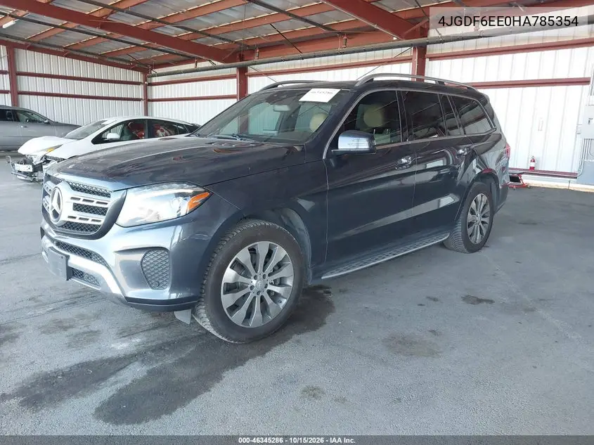 2017 MERCEDES GLS-KLASSE VIN 4JGDF6EE0HA785354 — фото 2