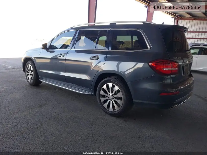 2017 MERCEDES GLS-KLASSE VIN 4JGDF6EE0HA785354 — фото 3
