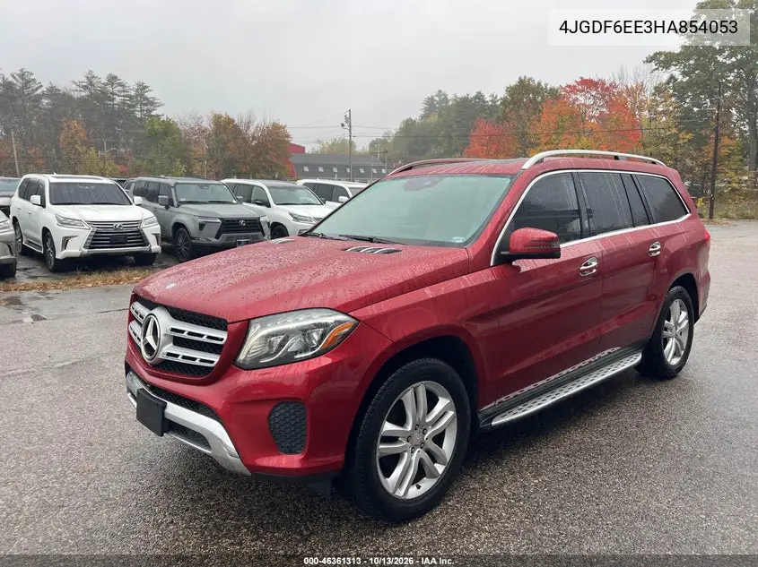 2017 MERCEDES GLS-KLASSE VIN 4JGDF6EE3HA854053 — фото 2