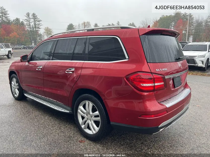 2017 MERCEDES GLS-KLASSE VIN 4JGDF6EE3HA854053 — фото 3