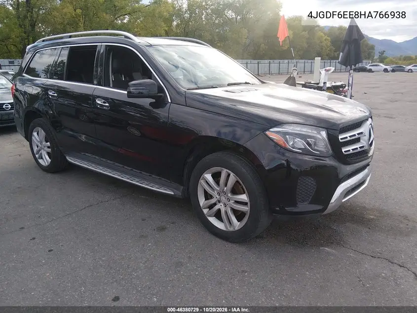 MERCEDES GLS-KLASSE 2017, VIN 4JGDF6EE8HA766938