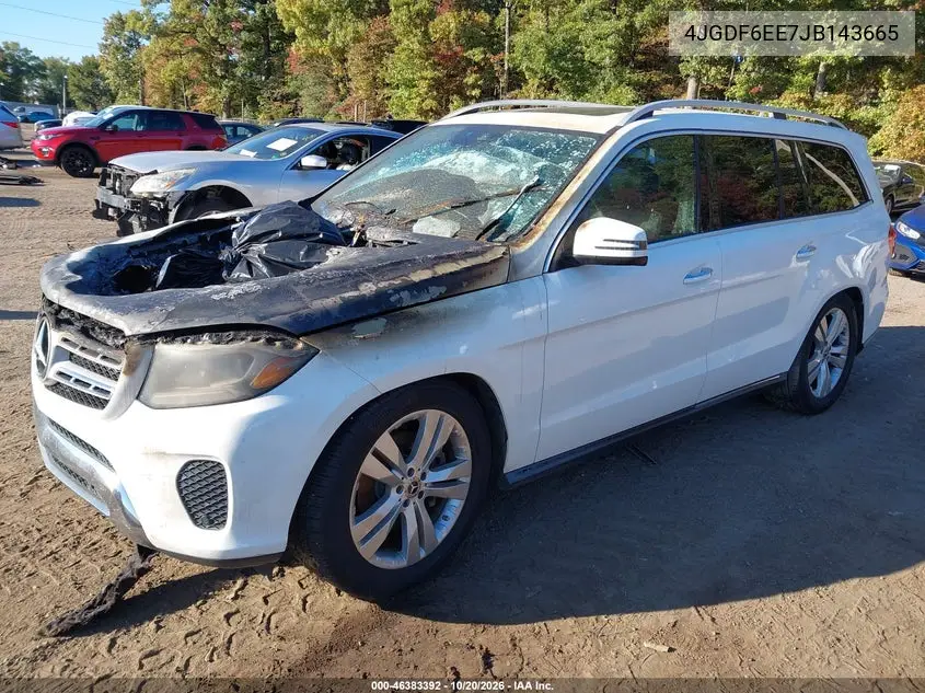 2018 MERCEDES GLS-KLASSE VIN 4JGDF6EE7JB143665 — фото 2