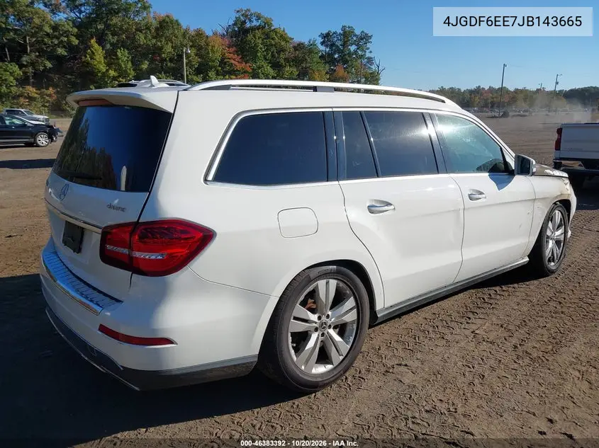 2018 MERCEDES GLS-KLASSE VIN 4JGDF6EE7JB143665 — фото 4