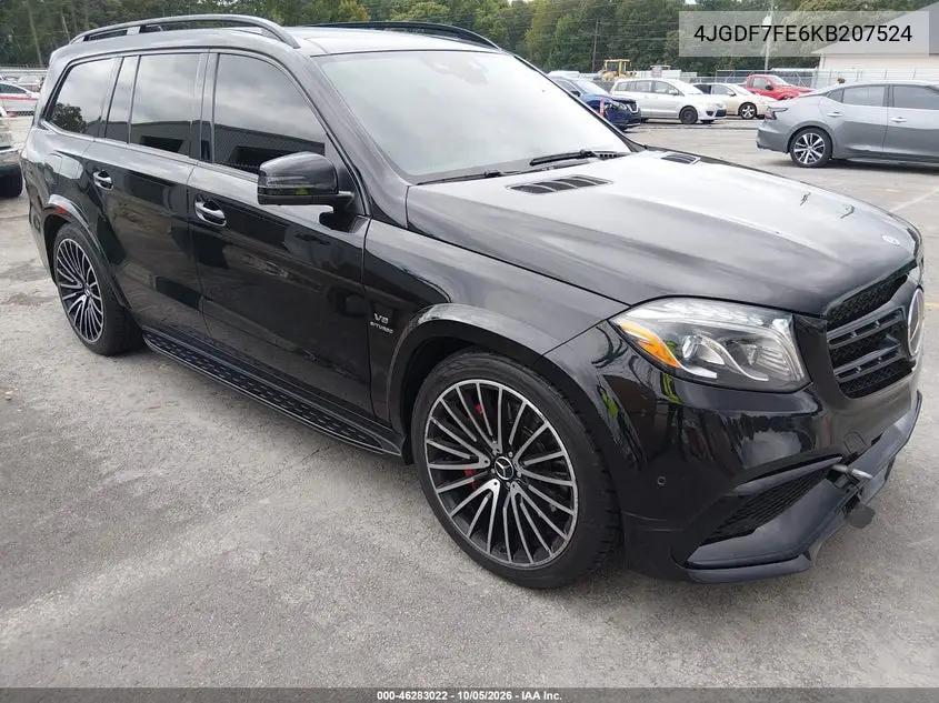 MERCEDES GLS-KLASSE 2019, VIN 4JGDF7FE6KB207524