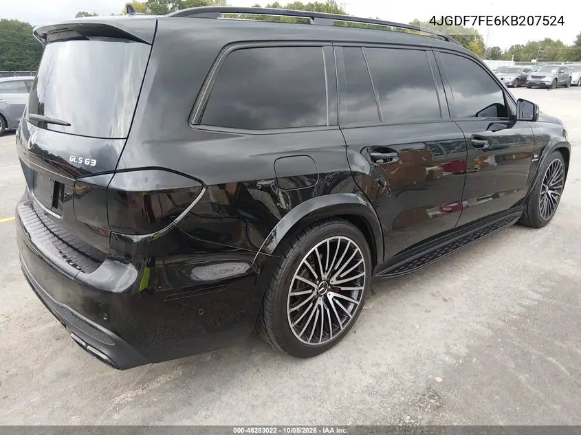 2019 MERCEDES GLS-KLASSE VIN 4JGDF7FE6KB207524 — фото 4