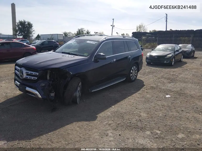 2019 MERCEDES GLS-KLASSE VIN 4JGDF6EE6KB241488 — фото 2