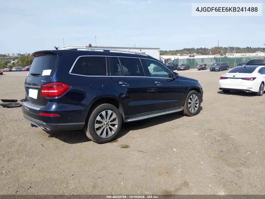 2019 MERCEDES GLS-KLASSE VIN 4JGDF6EE6KB241488 — фото 4