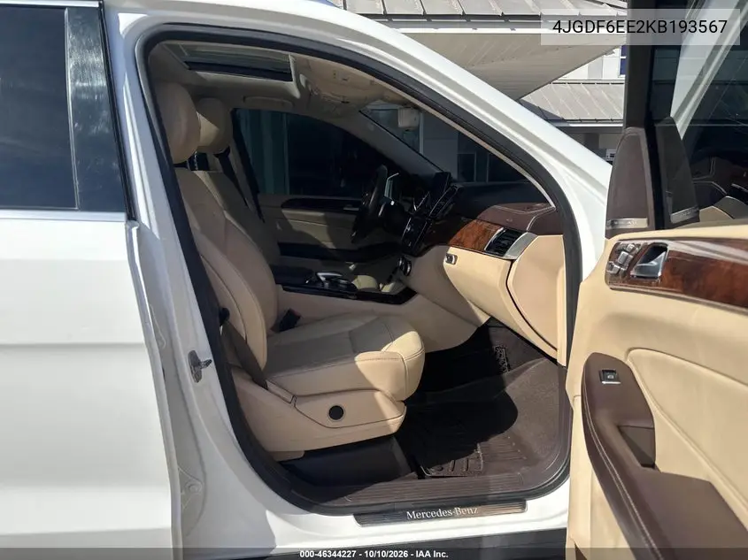 2019 MERCEDES GLS-KLASSE VIN 4JGDF6EE2KB193567 — фото 5