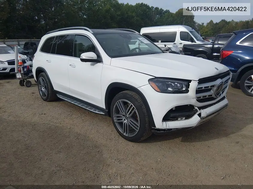 MERCEDES GLS-KLASSE 2021, VIN 4JGFF5KE6MA420422
