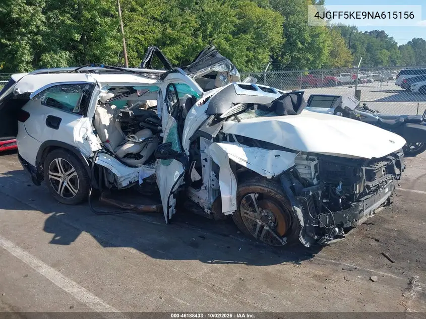 MERCEDES GLS-KLASSE 2022, VIN 4JGFF5KE9NA615156