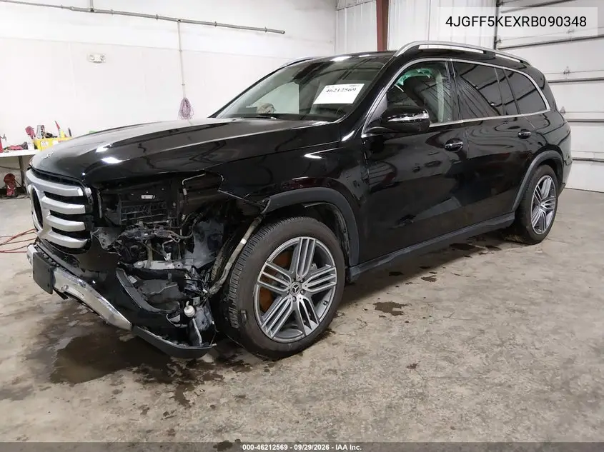 2024 MERCEDES GLS-KLASSE VIN 4JGFF5KEXRB090348 — фото 2