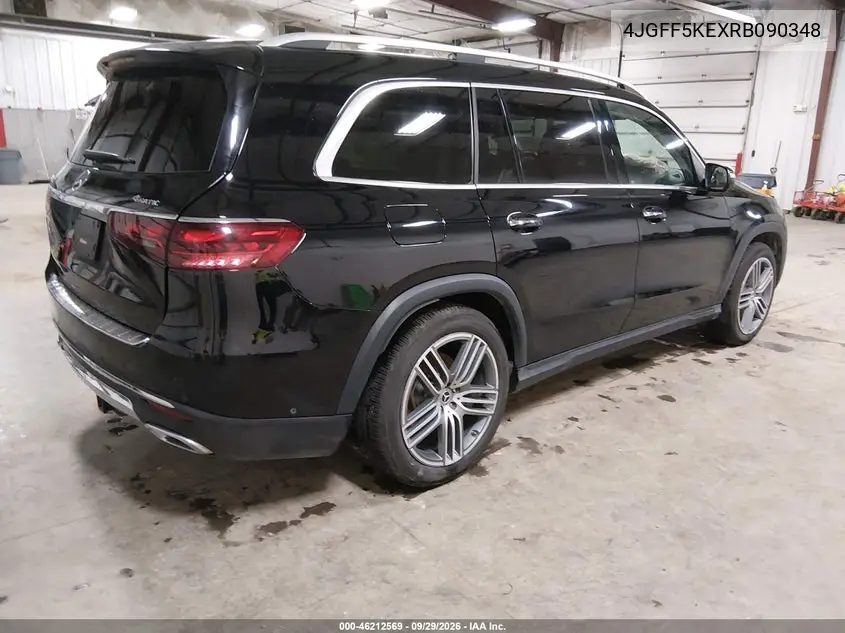 2024 MERCEDES GLS-KLASSE VIN 4JGFF5KEXRB090348 — фото 4