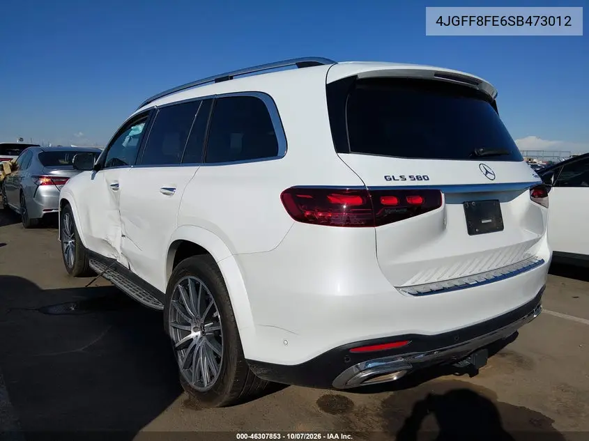 2025 MERCEDES GLS-KLASSE VIN 4JGFF8FE6SB473012 — фото 3
