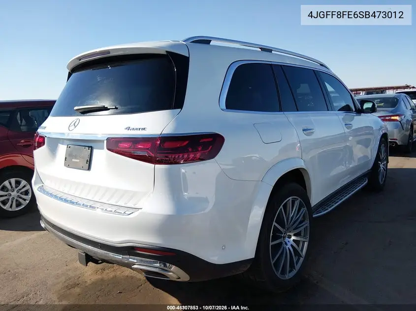 2025 MERCEDES GLS-KLASSE VIN 4JGFF8FE6SB473012 — фото 4