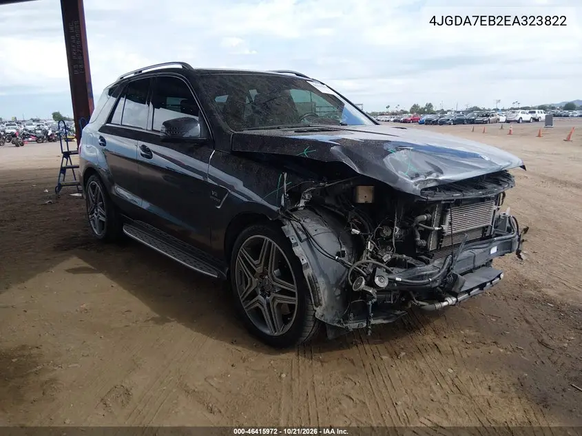 MERCEDES M-KLASSE AMG 2014, VIN 4JGDA7EB2EA323822