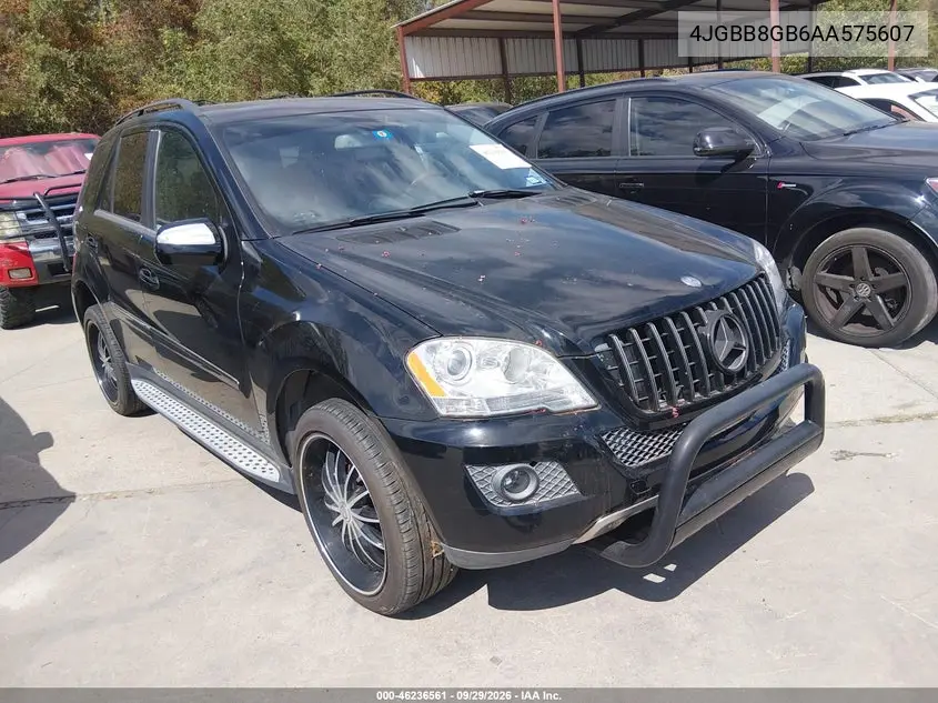 MERCEDES M-KLASSE 2010, VIN 4JGBB8GB6AA575607