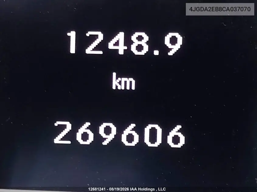 2012 MERCEDES M-KLASSE VIN 4JGDA2EB8CA037070 — фото 16