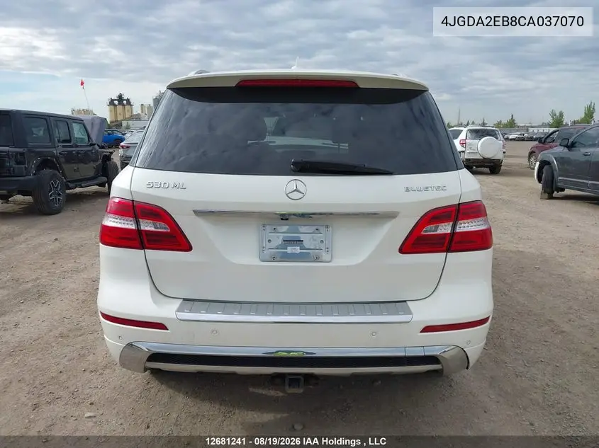 2012 MERCEDES M-KLASSE VIN 4JGDA2EB8CA037070 — фото 17