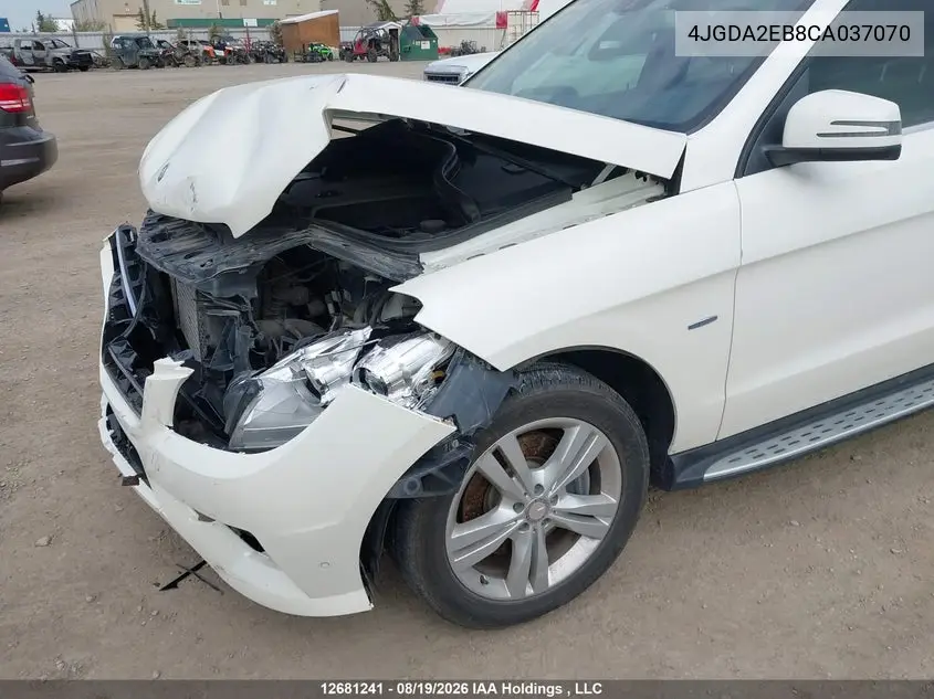 2012 MERCEDES M-KLASSE VIN 4JGDA2EB8CA037070 — фото 19