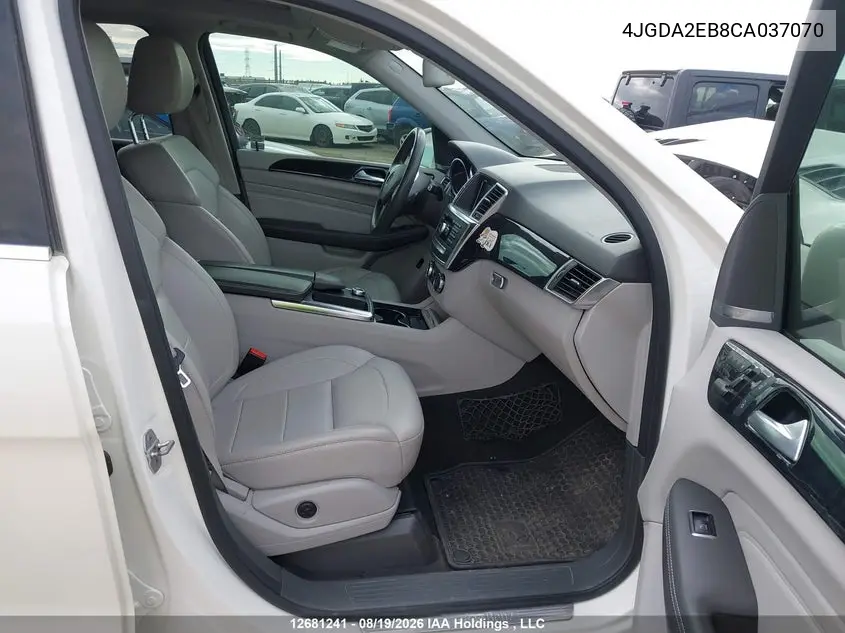 2012 MERCEDES M-KLASSE VIN 4JGDA2EB8CA037070 — фото 5