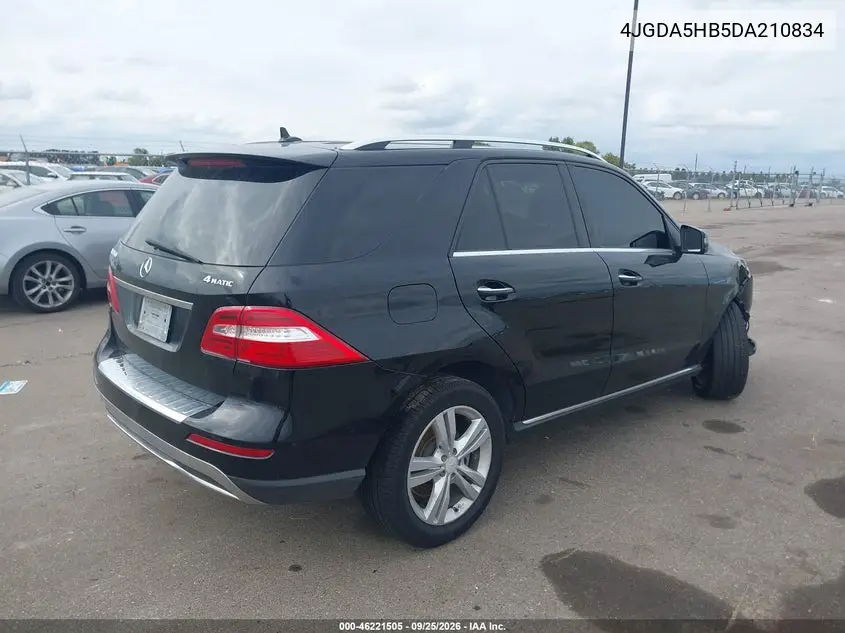 2013 MERCEDES M-KLASSE VIN 4JGDA5HB5DA210834 — фото 4