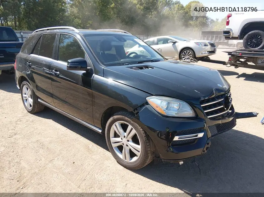 MERCEDES M-KLASSE 2013, VIN 4JGDA5HB1DA118796